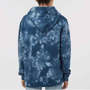 Sweat-shirts à capuche tie-dye pour hommes de qualité supérieure, coupe oversize à épaules tombantes, imprimés ou de couleur unie, légers, en promotion en ligne - Product Image 4