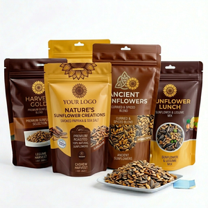 ถุงซิปล็อคแบบตั้งได้สำหรับบรรจุภัณฑ์พลาสติก OEM ODM สำหรับขนมขบเคี้ยวแห้ง กาแฟ ชา ถั่ว ผลิตโดยผู้ผลิต PA PE ส่งออก - Product Image 1