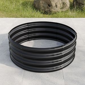 Jardinera Elevada de Metal de 32.08 x 11.4 Pulgadas de Alto, Jardinera Elevada para Exteriores, para Verduras, Patio Trasero, Macetas, Jardineras - Product Image 3