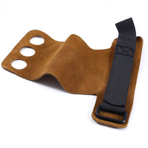 Gants de musculation personnalisés avec logo, 3 trous, poignées en carbone pour la musculation - Product Image 4