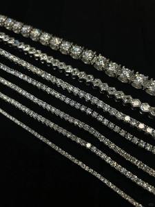 <b>Silver</b> Moissanite <b>Bracelet</b> Women Classic Tennis Style <b>Adjustable</b> Sparkling Everyday Fine Jewelry Gift - Product Image 3