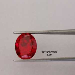 Rubis de laboratoire taille coussin, pierre précieuse rouge de qualité supérieure pour la fabrication de bijoux, idéal pour la création artisanale de bijoux fantaisie - Product Image 4