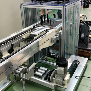 Système de convoyeur à cadre en aluminium, équipement de production électronique automatisé, convoyeur à chaîne double vitesse en métal, très demandé - Product Image 1
