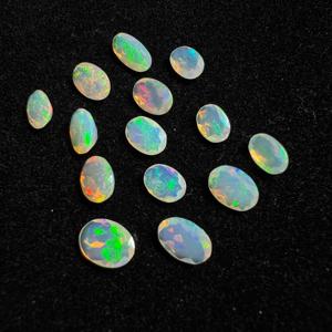 Opale éthiopienne naturelle, taille ovale, couleur arc-en-ciel, pour la fabrication de bijoux, Zehra Gems and Jewellery - Product Image 4