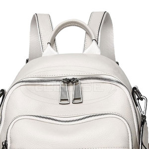 Custom Logo Design High Quality <b>Cheap</b> Price Leather <b>Backpacks</b> Waterproof Zipper 20-35L Capacity Different Colors Online Sale - Product Image 5