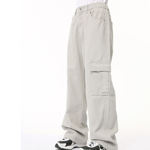 Pantalon cargo tactique en toile pour homme, coupe droite, décontracté, respirant, écologique, imperméable, avec cordon de serrage, personnalisable, vente en gros - Product Image 4