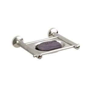Porte-savon en acier inoxydable pour hôtels, fournisseur d'accessoires de toilette, support mural élégant pour salle de bain, porte-savon en acier pour salle de bain - Product Image 1