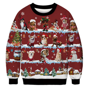 3D Grinch <b>Christmas</b> <b>Sweatshirt</b> Men <b>Women</b> Crew Neck Pullover Holiday Graphic Fleece Top - Product Image 3