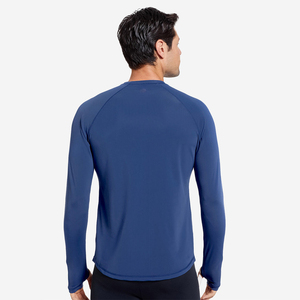 High Quality ODM OEM Customized Long Sleeve Rash Guard <b>Men</b> Spandex/Polyester UPF50 Printed <b>Compression</b> Quick Dry Eco-Friendly - Product Image 2
