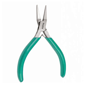 Pince à boucler à bec rond et plat pour fil, outils de bijouterie, pince à bec rond et plat pour plier le fil - Product Image 1