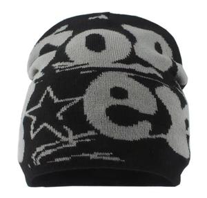 Bonnet unisexe en tricot jacquard à rabats pour les oreilles, motif rayé, 100% acrylique, bonnet d'hiver décontracté pour enfants, réglable - Product Image 6