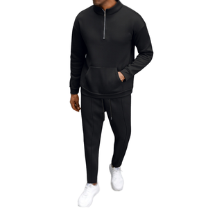 Ensemble de survêtement pour femme, idéal pour l'automne, à capuche, effet délavé, bleu, 100% coton, léger, coupe-vent, respirant, personnalisable OEM, deux pièces, pour le jogging - Product Image 3