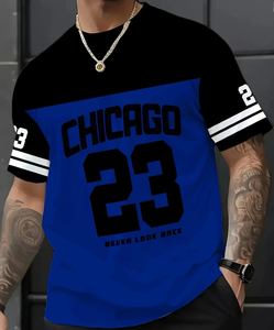 Camiseta de Manga Corta para Hombre, Estilo Urbano, de Secado Rápido, Transpirable, Absorbente de Sudor, Ideal para el Verano, Venta Caliente de Fábrica - Product Image 1