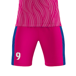 Ensemble d'uniformes de football personnalisés pour femmes, couleur unie, sublimation, 100% polyester, respirant, séchage rapide, prix de gros, meilleur prix - Product Image 5