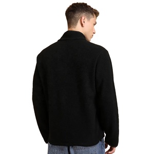 Sudadera Personalizada de Alta Calidad 2026 con Logotipo Bordado, para Hombre, con Botones, Color Sólido, Suave, con Bolsillos Laterales - Product Image 4