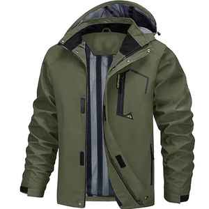 Chaquetas de Invierno para Hombre, Camuflaje, Estilo Táctico, Venta al Por Mayor, Ligeras, Resistentes al Agua, Cortavientos, Transpirables, con Cuello Alto - Product Image 1