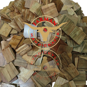 Sous-verres carrés en bois d'acacia véritable, fabriqués à la main, de qualité supérieure, pour la table et la décoration de la maison, à prix avantageux. - Product Image 5