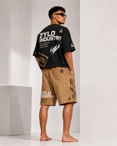 Ensemble de shorts d'été légers à imprimé floral numérique, ensemble de shorts d'été en coton doux à imprimé tie-dye tropical, prix abordable - Product Image 2