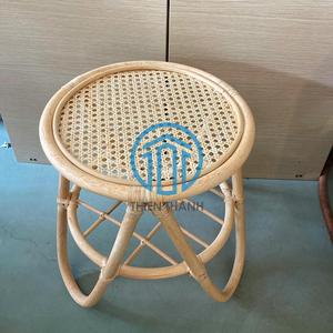 Mesa Auxiliar de Ratán, Mesa de Centro de Mimbre Tejida a Mano Estilo Boho para Sala de Estar y Dormitorio - Product Image 2