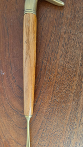 Cuchara para Zapatos de Latón Vintage con Cabeza de Pato y Mango de Madera, Estilo Ecuestre, Accesorio de Vestir, Decoración Rústica Inglesa para el Hogar - Product Image 5