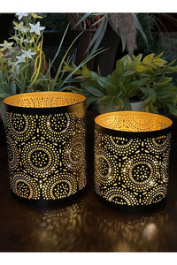 Elegante Portavelas Metálico Diseñado para Hogares Modernos, Decoración Festiva y Centro de Mesa Elegante - Product Image 4
