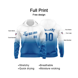 Sweat-shirt à capuche surdimensionné personnalisé pour homme, en polyester épais, col montant, streetwear de haute qualité, brodé, uni, hiver - Product Image 2