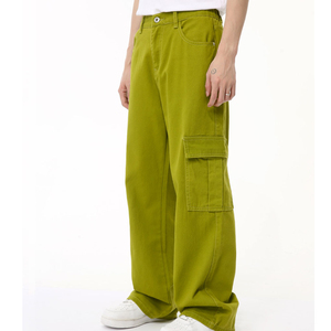 Pantalon cargo tactique en toile pour homme, coupe droite, décontracté, respirant, écologique, imperméable, avec cordon de serrage, personnalisable, vente en gros - Product Image 3