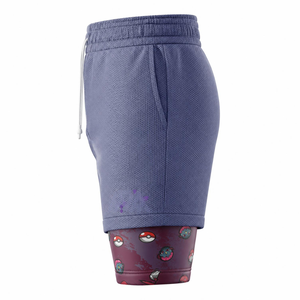 Custom Logo <b>Mens</b> 2 in 1 Running <b>Shorts</b> Quick Dry <b>Compression</b> Pocket Fitness Gym <b>Shorts</b> Wholesale Manufacturer - Product Image 3