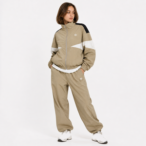 Unisex Color Block Windbreaker Jacket Custom Logo Lightweight Streetwear Tracksuit <b>Sets</b> OEM Activewear jacket for men Supplier - Product Image 1