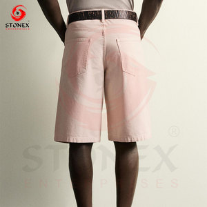 Shorts de mezclilla personalizados 100% vaqueros con diferentes diseños y colores para hombre, artículo de alta rotación. - Product Image 2