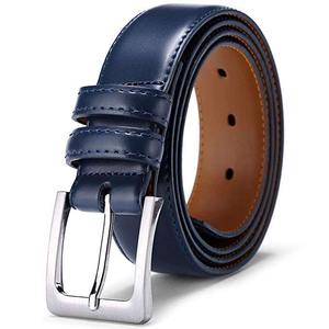 Cinturón Formal de Cuero Genuino para Hombre, Resistente, Cómodo y Ligero, con Hebilla de Diseño 3D para Uso Diario, Oficina, Eventos al Aire Libre, Estilo Elegante - Product Image 3