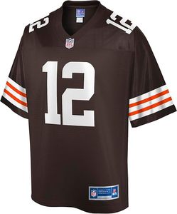 Maillot de football NFL Cleveland Browns Sanders 12, marron, polyester, taille adulte homme, à enfiler - Product Image 2