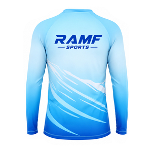 เสื้อตกปลาแบบสั่งทำพิเศษ ป้องกันแสงแดด UPF50+ ผ้าโพลีเอสเตอร์ ระบายเหงื่อได้ดี แขนยาว เสื้อผ้าตกปลาสำหรับผู้ชาย - Product Image 2