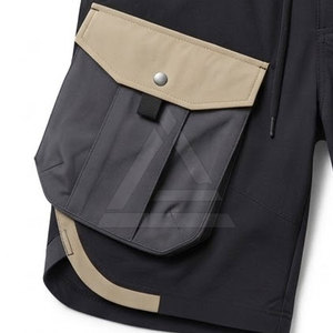 <b>Lightweight</b> Techwear <b>Shorts</b> For Men Multi Pocket <b>Cargo</b> Design With Zip Pockets Adjustable Waist Fit For Outdoor And Casual Wear - Product Image 6