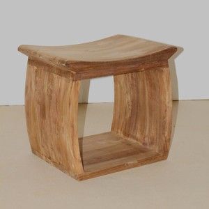 Modern Scandinavian Handmade Solid Teak <b>Wood</b> <b>Stool</b> Natural Finish Stable Structure Home Furniture Living Room Apartment Use - Product Image 3