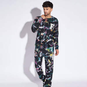 Conjunto Deportivo Personalizado para Hombre, Corte Ajustado, Sudadera con Cuello Redondo y Pantalones Jogger, Ropa Casual Ecológica para la Calle - Product Image 2