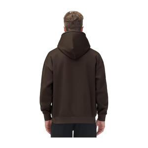 Sudadera con Capucha Color Borgoña para Hombre, Estilo Urbano, Lisa, Personalizable - Product Image 5