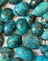Lot de cabochons de turquoise mélangée AAA+++ – Pierres précieuses de turquoise naturelle en vrac, formes variées, certifiées CNAS, de Rafay Gemstone pour