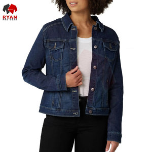 Ryan Pro Gear <b>Customized</b> <b>Denim</b> <b>Jacket</b> For Women Breathable and Comfortable Fabric with <b>Customized</b> Logo OEM Design - Product Image 5