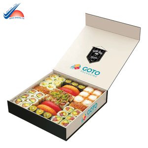 Boîte à sushi en papier jetable avec option de couvercle transparent - Product Image 4