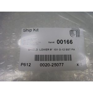 11 AMAT 0020-25077 ชิลด์ป้องกัน, แบบล่าง, 8 นิ้ว, 101 G12 - อุปกรณ์และอะไหล่เซมิคอนดักเตอร์ระดับโลกที่เชื่อถือได้ที่ - Product Image 1