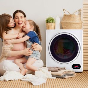 Secadora de Ropa Doméstica Compacta y Portátil D0100XUJQZA, Blanca, 120V, Tambor de 1.5 Pies Cúbicos con Pantalla LED, Capacidad de 2.5 kg, Como se Muestra en la Imagen - Product Image 2
