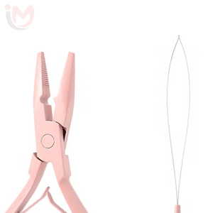 Hair Extensions Closed and Remover <b>Pliers</b> <b>set</b> Micro Silicone Rings Beads - Product Image 5