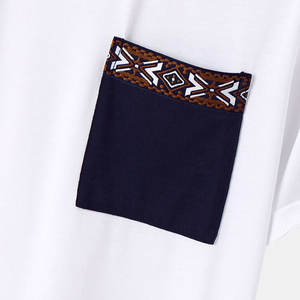 Camiseta cómoda 100% algodón con logo personalizado impreso para hombre, diseño único, corte holgado, camiseta personalizada para hombre - Product Image 3