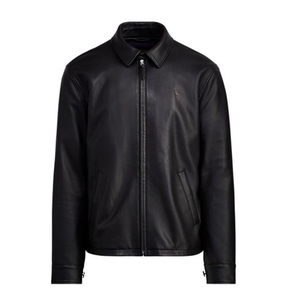 OEM <b>Men's</b> Premium Sheepskin <b>Leather</b> <b>Jacket</b> – Slim Fit, Waterproof, Breathable Winter Fashion Outerwear - Product Image 4
