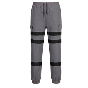 Pantalon de travail jogger LED étanche ANSI Classe 2 pour l'ingénierie de construction, avec plusieurs poches et taille confortable pour usage quotidien - Product Image 1