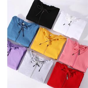 เสื้อฮู้ดดี้ผู้ชายผ้าโพลีเอสเตอร์ผสมคอตตอน AL Five Three Two ทรงโอเวอร์ไซส์ ยูนิเซ็กส์ แบบสวมหัว มีซิป ขนาดใหญ่ ลายเรียบ ผ้าถัก - Product Image 3