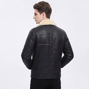 Chaqueta Varsity para Hombre, Marrón, Poliéster/Algodón, Cuello de Piel Sintética, Cortavientos, Informal, Otoñal, Cuello Alto, Corte Regular, con Capucha - Product Image 4