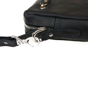 Bolso de noche de cuero de lujo con correa de cadena desmontable de cuero genuino de primera calidad, amplio espacio de almacenamiento y diseño elegante. - Product Image 6