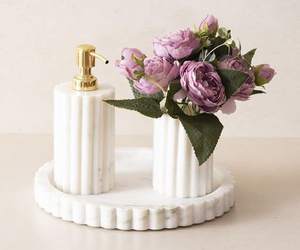 Ensemble de salle de bain en résine époxy de haute qualité, 4 pièces, 100 % artisanal, léger, durable, au meilleur prix - Product Image 5